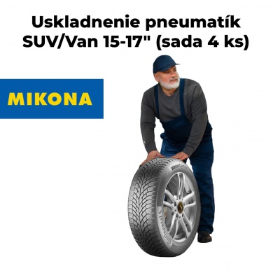 Uskladnenie pneumatík SUV/Van 15"-17" (sada 4ks)