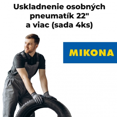 Uskladnenie osobných pneumatík 22" a viac (sada 4ks)