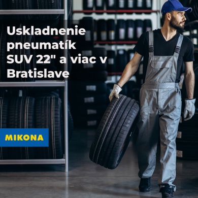 Uskladnenie pneumatík SUV 22" a viac v Bratislave – sada 4 ks