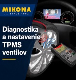Diagnostika a nastavenie TPMS ventilov 