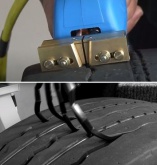 Prerezanie vodiacej alebo návesovej pneumatiky