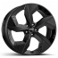 Disk alu AO black 7,5x19 5x112 ET53,5