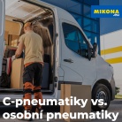 C-pneumatiky vs. osobní pneumatiky: jaký je rozdíl u dodávek?