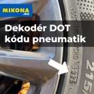 Dekodér DOT kódu pneumatik – zjistěte týden a rok výroby