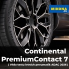 Continental PremiumContact 7 – vítěz testu letních pneumatik ADAC 2026
