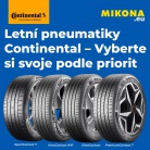 Letní pneumatiky Continental: jednoduchý průvodce výběrem
