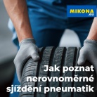 Jak poznat nerovnoměrné sjíždění pneumatik a co to říká o autě