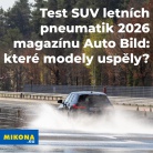 Test SUV letních pneumatik 2026 magazínu Auto Bild: které modely uspěly?