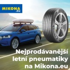 Nejprodávanější letní pneumatiky na Mikona.eu