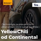 YellowChili Continental: technologie za pneumatikou UltraContact, která vydrží nejdéle