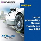 Letné pneumatiky Nexen – prehľad modelov a ich vlastnosti