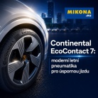 Continental EcoContact 7 – úsporná letní pneumatika pro nízkou spotřebu a tichý chod