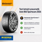 Výsledky testu letných pneumatík Auto Bild Sportscars 2026 – Najlepšiu vyrobili na Slovensku