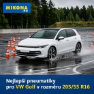 Nejlepší pneumatiky pro VW Golf v rozměru 205/55 R16 – výsledky testů 2026