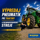 Výpredaj agro pneumatík pre traktory a poľnohospodárske stroje
