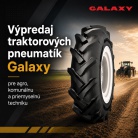 Výpredaj traktorových pneumatík Galaxy pre agro, komunálnu a priemyselnú techniku