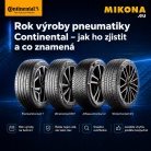Rok výroby pneumatiky Continental – jak ho zjistit a co znamená