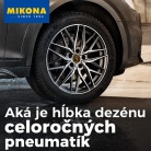 Aká je hĺbka dezénu celoročných pneumatík