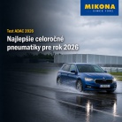 Test celoročných pneumatík ADAC 2026 pre malé autá: víťaz, porazení a odporúčania