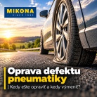 Oprava defektu pneumatiky: kedy sa dá opraviť a kedy je potrebná výmena
