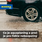 Co je aquaplaning a proč je pro řidiče nebezpečný
