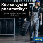 Kde se vyrábí pneumatiky? Info o všech značkách