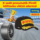 K sadě pneumatik Pirelli kšiltovka vítězů zdarma