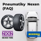 Pneumatiky Nexen: Nejčastější dotazy a odpovědi FAQ