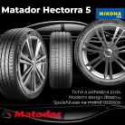 Matador Hectorra 5 – Spolehlivá letní pneumatika, která nabízí víc za méně