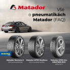 Pneumatiky Matador: Nejlepší modely, výhody a odpovědi na vaše otázky