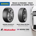 Nexen vs Matador – ktoré pneumatiky sa oplatia viac?