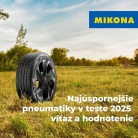 Najúspornejšie pneumatiky v teste 2025 – víťaz a hodnotenie