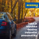 Jaká je hloubka dezénu celoroční pneumatiky