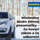 Minimálny dezén zimných pneumatík
