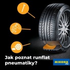 Označení runflat pneumatik – jak je poznat a co znamená