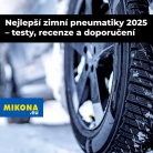 Nejlepší zimní pneumatiky 2025 – testy, recenze a doporučení