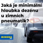Jaká je minimální hloubka dezénu u zimních pneumatik?