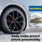 Kedy treba prezuť zimné pneumatiky – termíny a odporúčania