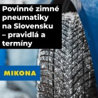 Povinné zimné pneumatiky na Slovensku – pravidlá a termíny