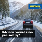 Kdy jsou povinné zimní pneumatiky? Vše, co potřebujete vědět