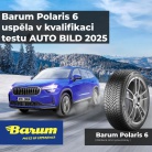 Barum Polaris 6 uspěla v testu AUTO BILD 2025 – skvělý výsledek v kvalifikaci