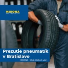 Prezutie pneumatík v Bratislave – 4× pneuservis Mikona