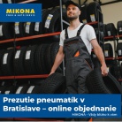 Prezutie pneumatík v Bratislave – online objednanie