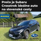Prečo je Subaru Crosstrek ideálne auto pre slovenské cesty