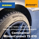 Continental WinterContact TS 870 – víťaz testu ADAC medzi zimnými pneumatikami