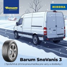 Zimné pneumatiky Barum SNOVANIS 3 – spoľahlivé riešenie pre dodávky za rozumnú cenu