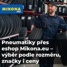 Pneumatiky přes eshop Mikona.eu – výběr podle rozměru, značky i ceny