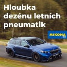 Hloubka dezénu letních pneumatik: jaká má být a kdy je čas na výměnu