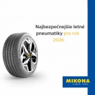 Najbezpečnejšie letné pneumatiky pre rok 2026