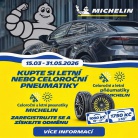 Kupte pneumatiky Michelin a získejte bonus až 1 750 Kč